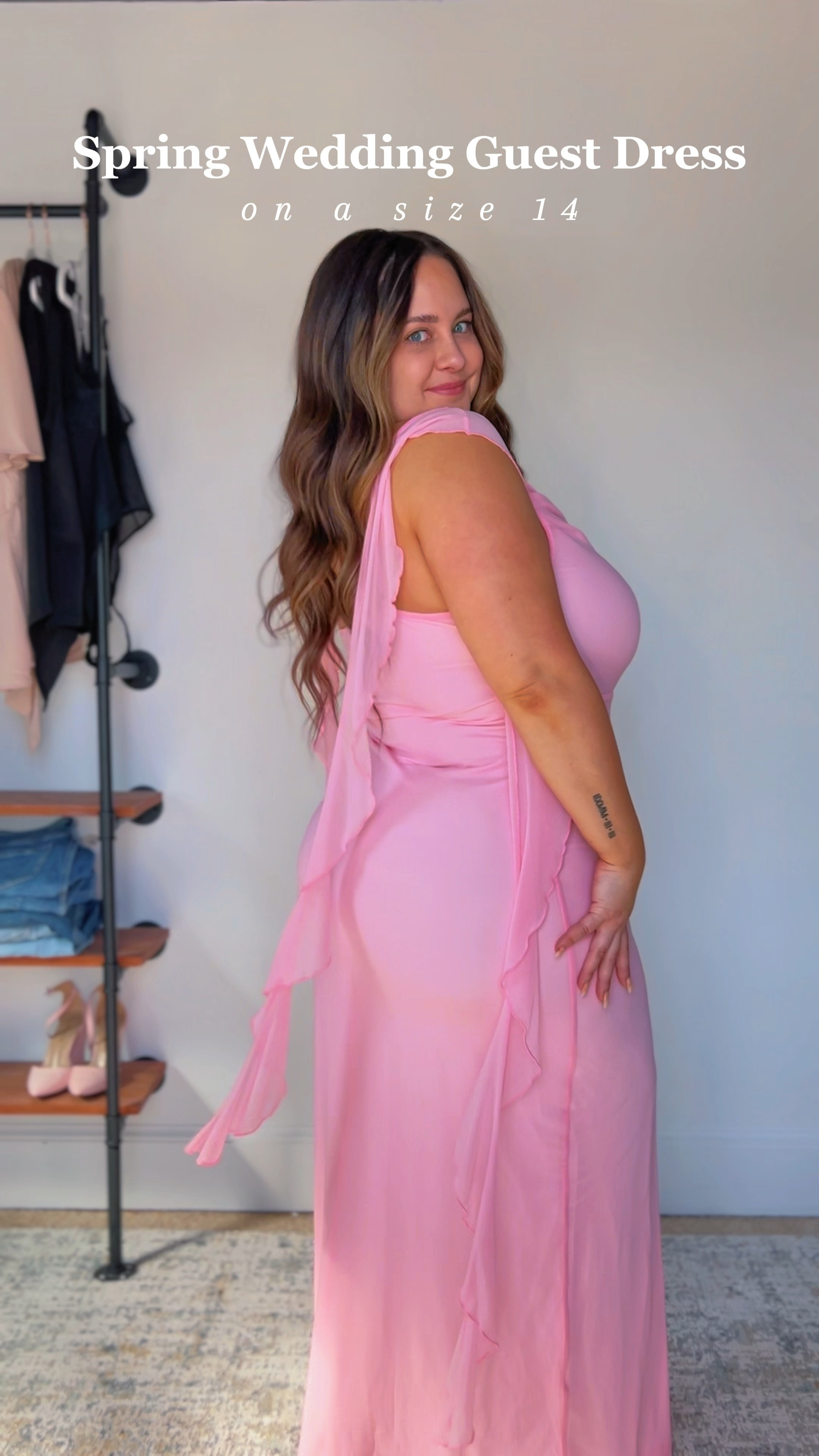 Spring / summer wedding guest dress 

Normally a size 14-16 and I’m wearing an XL! I’m 5’2"

#weddingguestdress #springdress #coctaildress #size14 #LTKcurves

#LTKfindsunder100 #LTKwedding #LTKmidsize