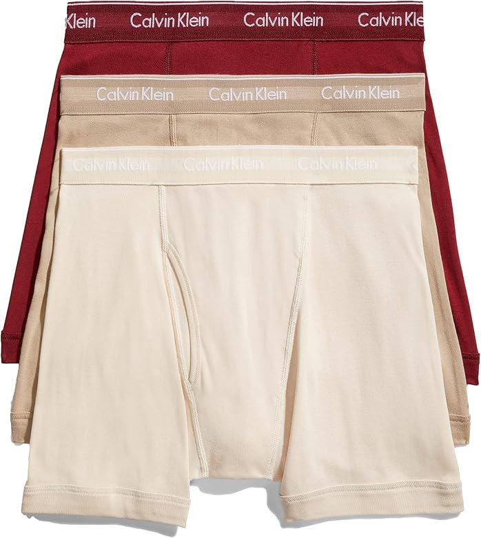 Calvin Klein Mens Cotton Classics 3-Pack Boxer Brief | Amazon (US)