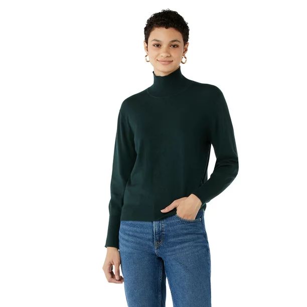 Free Assembly Women’s Ultra-Soft Turtleneck Sweater | Walmart (US)