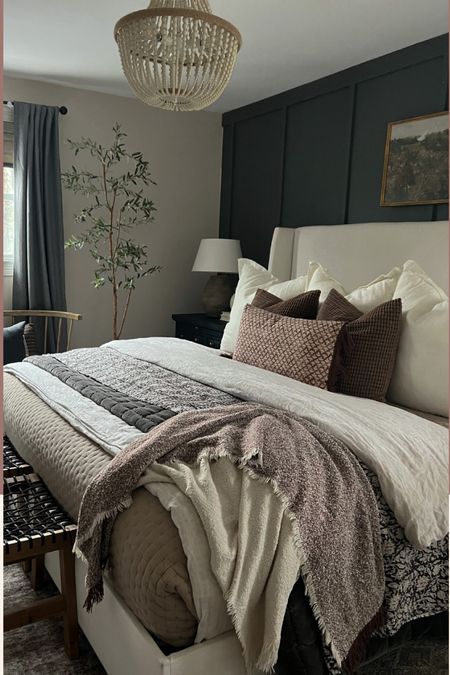 Neutral and moody hues for this winter bedroom with studio McGee decor from
target 

#LTKhome #LTKstyletip #LTKSeasonal