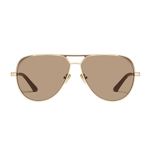 QUAY OPEN TAB Aviator Sunglasses for Women + BUNDLE with ACCESSORY EYEWEAR KIT | Amazon (US)