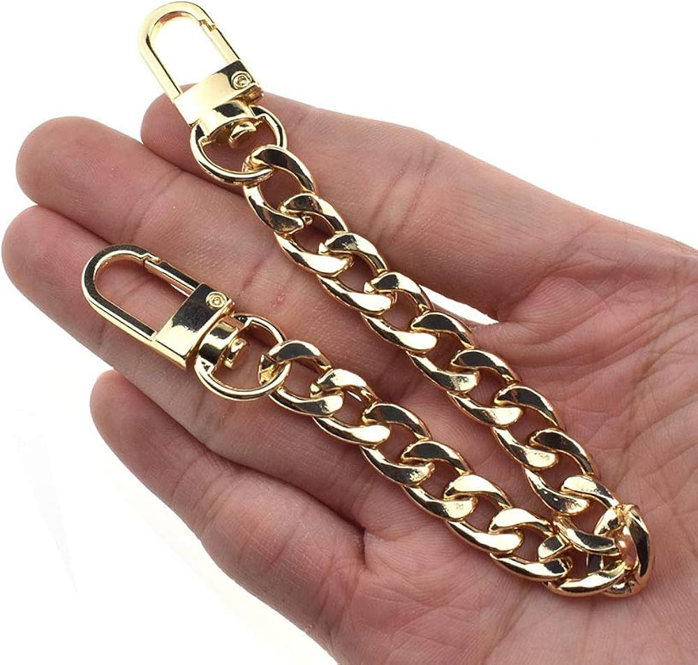 HAHIYO Purse Chain Strap Length 7.9 inches SPOT-ON Gold for Shoulder Cross Body Sling Purse Handb... | Amazon (US)