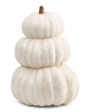 23.5in Outdoor Safe 3 Stacked Pumpkins Decor | Pillows & Decor | Marshalls | Marshalls
