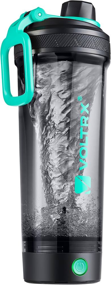 VOLTRX Shaker Bottle, Gallium USB C Rechargeable Electric Protein Shake Mixer, Shaker Cups for Pr... | Amazon (US)