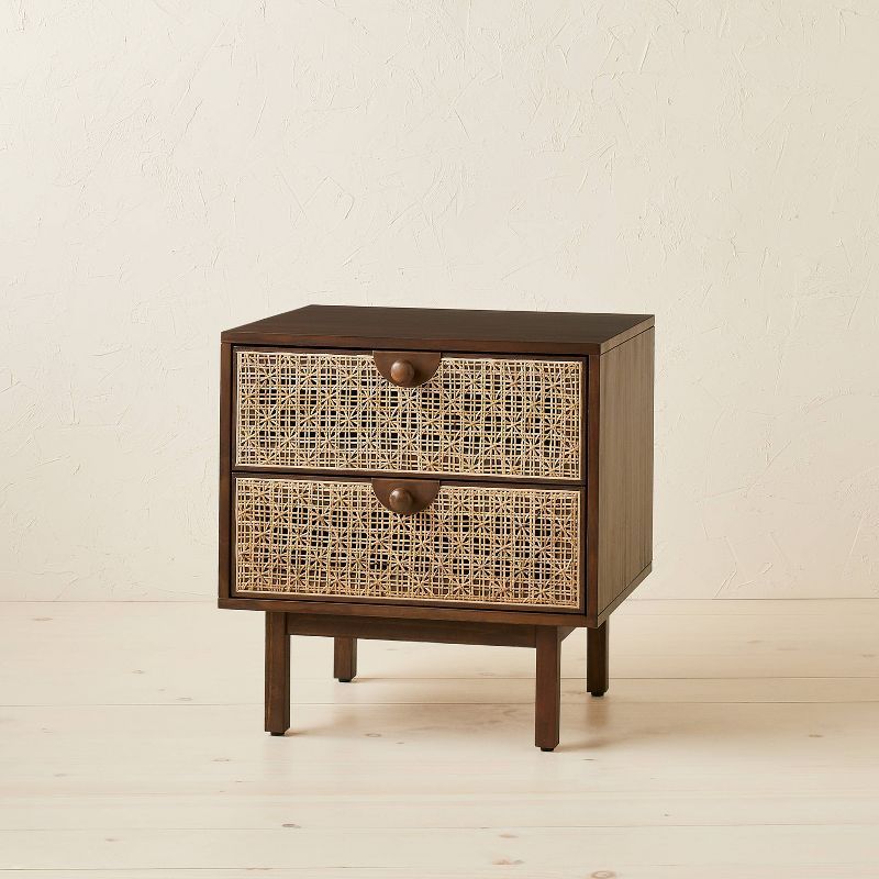 Palermo Nightstand Daisy Webbing Brown - Opalhouse™ designed with Jungalow™ | Target