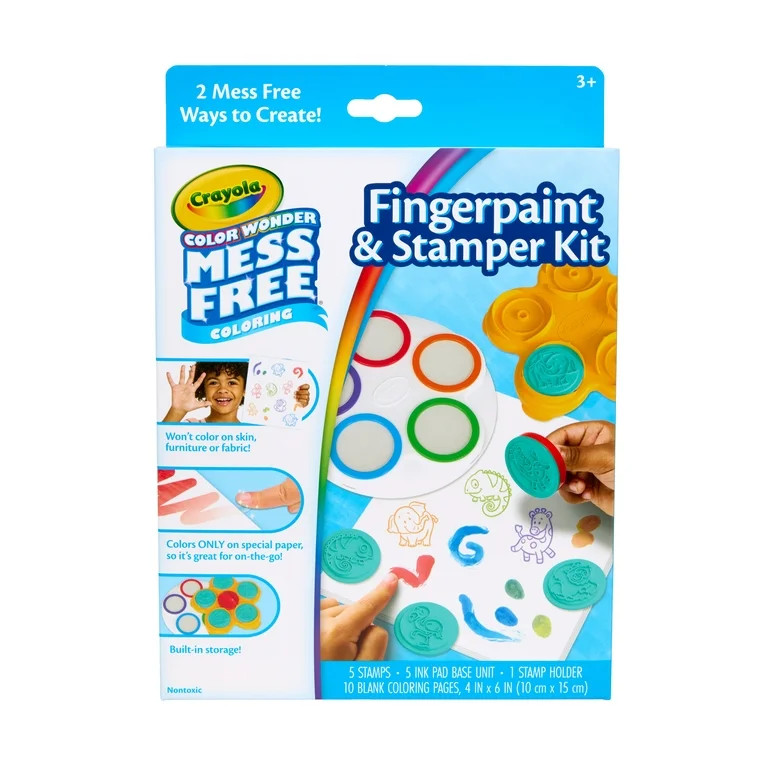 Color Wonder Fingerpaint Stamper Kit | Walmart (US)