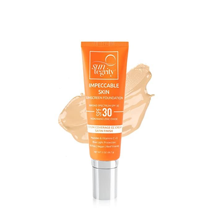 Suntegrity Impeccable Skin - Tinted Sunscreen, Broad Spectrum SPF 30 (Buff) - 2 oz | Amazon (US)
