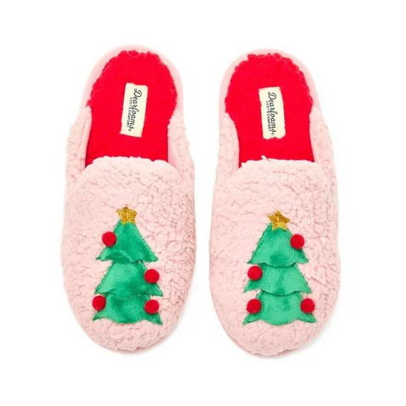 Dearfoams Cozy Comfort Women's Holiday Novelty Slippers | Walmart (US)