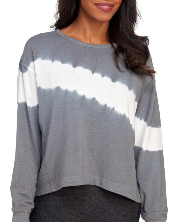 Tie-Dye Stripe Crewneck Pullover | Stein Mart