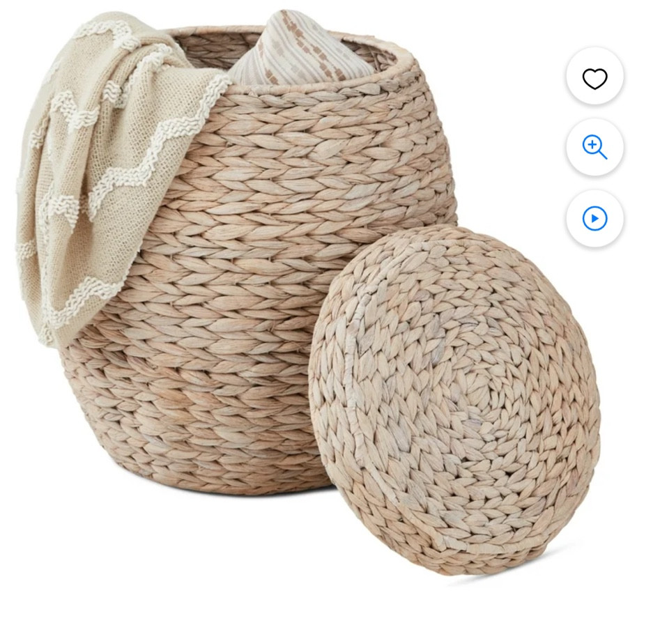 60% off basket for storage!! Gorg and great review

#LTKHome #LTKFindsUnder100 #LTKSaleAlert