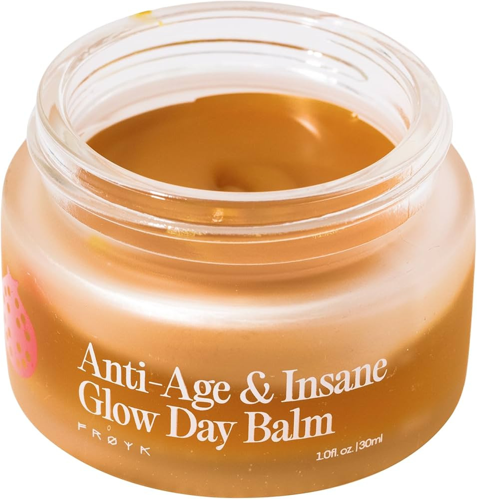 FRØYA Organics Anti-Age & Insane Glow Day Balm | Younger Skin and Instant Glow Results | Rosehip... | Amazon (US)