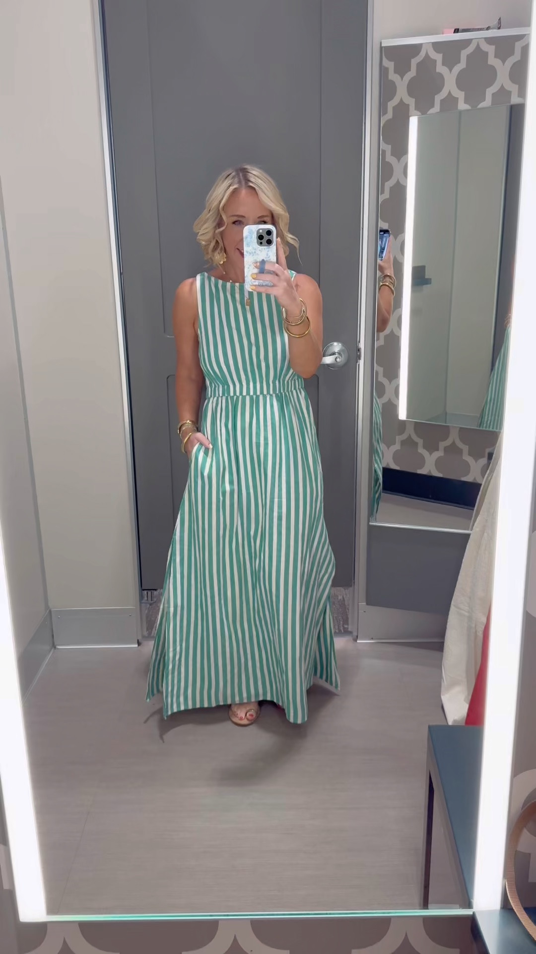 Target - 8 new summer dresses - wearing a small in all & all 40% off!!
•. Green striped maxi - size small - more of an open back (needs strapless bra). So cute & has pockets. 

#LTKFindsUnder50 #LTKSaleAlert #LTKSeasonal