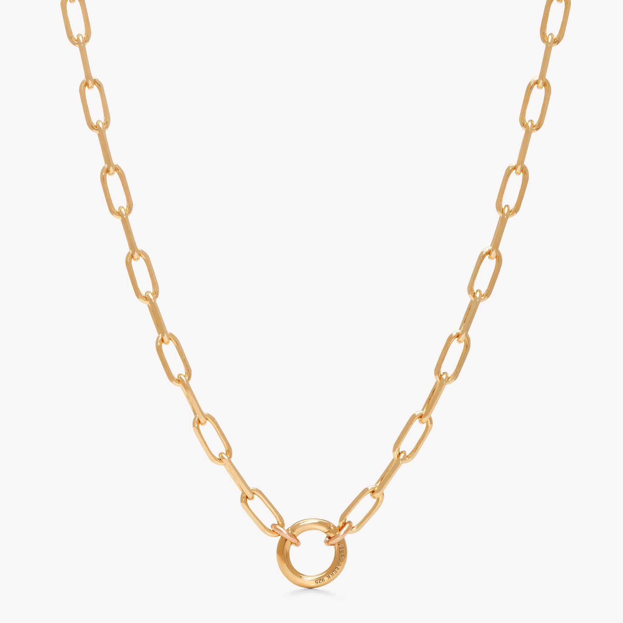 Clip Charm Chain Necklace — Gold | Hillberg & Berk | Hillberg & Berk