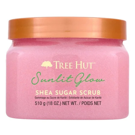 Tree Hut Sunlit Glow Shea Butter Sugar Body Scrub, 18 oz | Walmart (US)