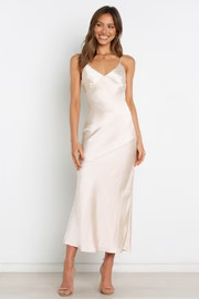 Faustino Dress - Champagne | Petal & Pup (AU)