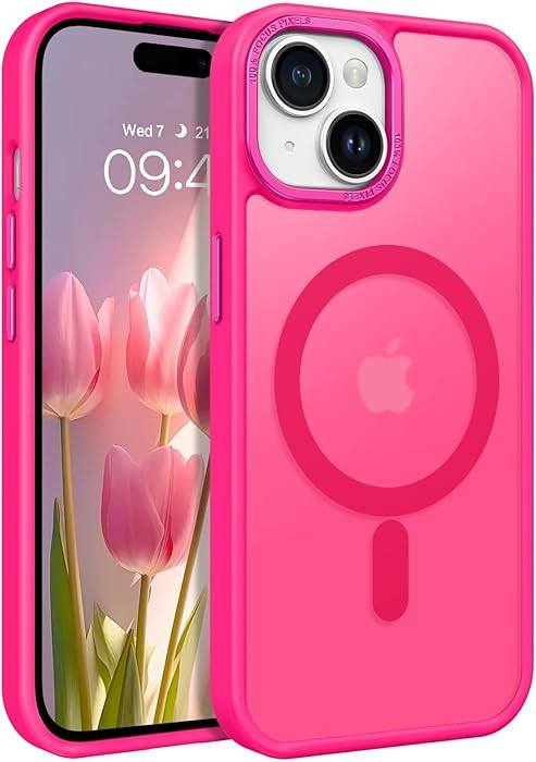BENTOBEN for iPhone 15 Case, Magnetic iPhone15 Phone Case Compatible with MagSafe, Translucent Ma... | Amazon (US)