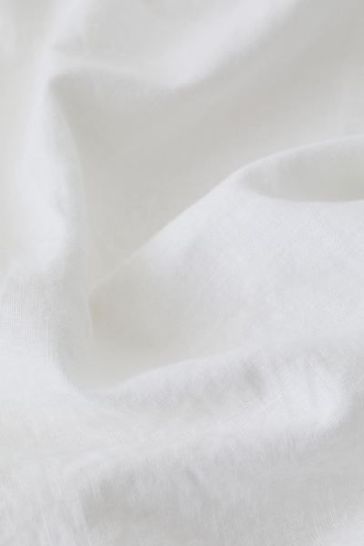 Linen-blend Bedskirt | H&M (US + CA)