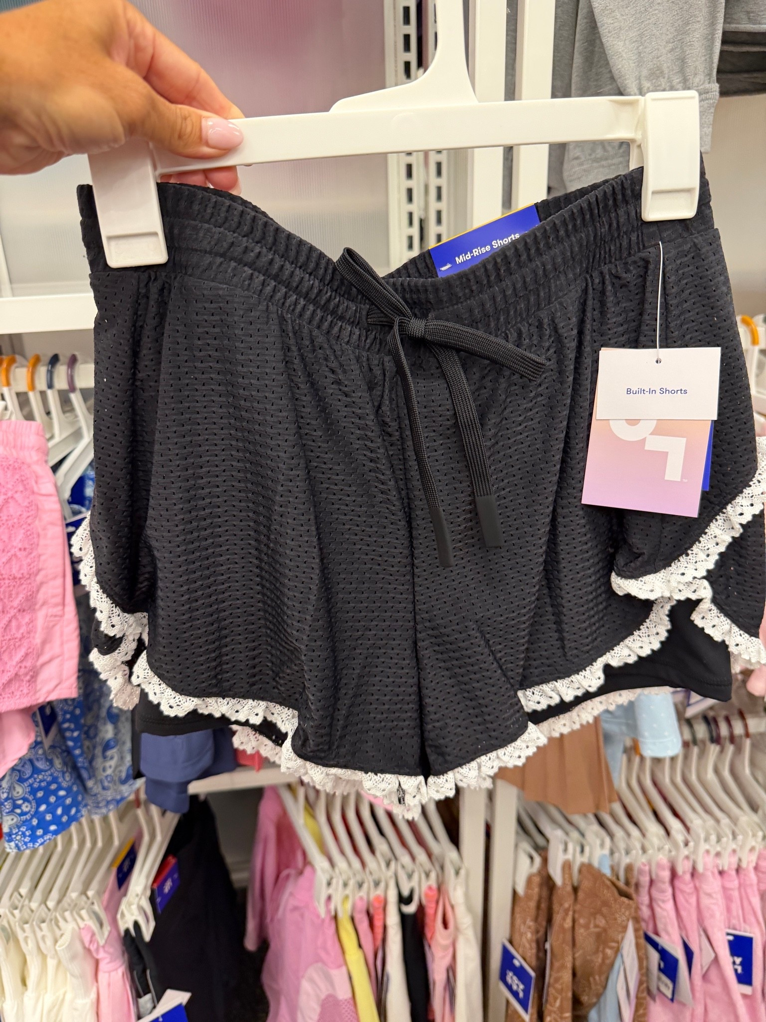 Loving the crochet trim of these athletic shorts! They come in more colors and are on sale!

#LTKActive #LTKSaleAlert