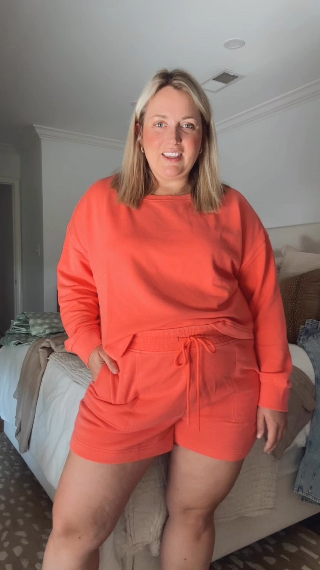 Postpartum uniform unlocked 👏
Wearing size L & XL in these Loft matching sets and they’re giving comfort meets cute — with an elastic waist, easy-access nursing tops, and soft fabric that actually moves with you (not against you 😅).
Perfect for chasing toddlers, feeding babies, and still feeling put together-ish ✨
#LoftStyle #PostpartumFashion #NursingFriendly #MomLifeStyle #MatchingSets #2Under2Approved


#LTKFindsUnder50 #LTKActive #LTKMidsize