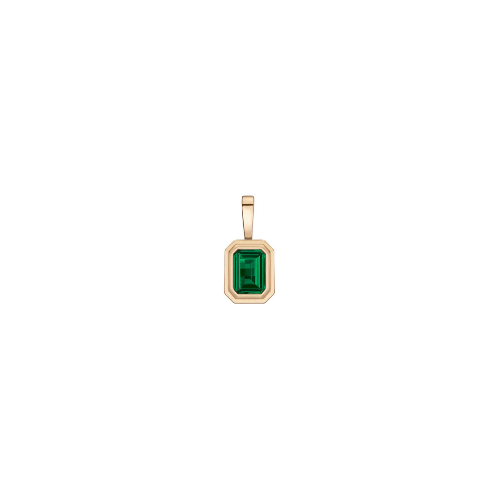 Lab Grown Emerald Heirloom Pendant | AUrate New York