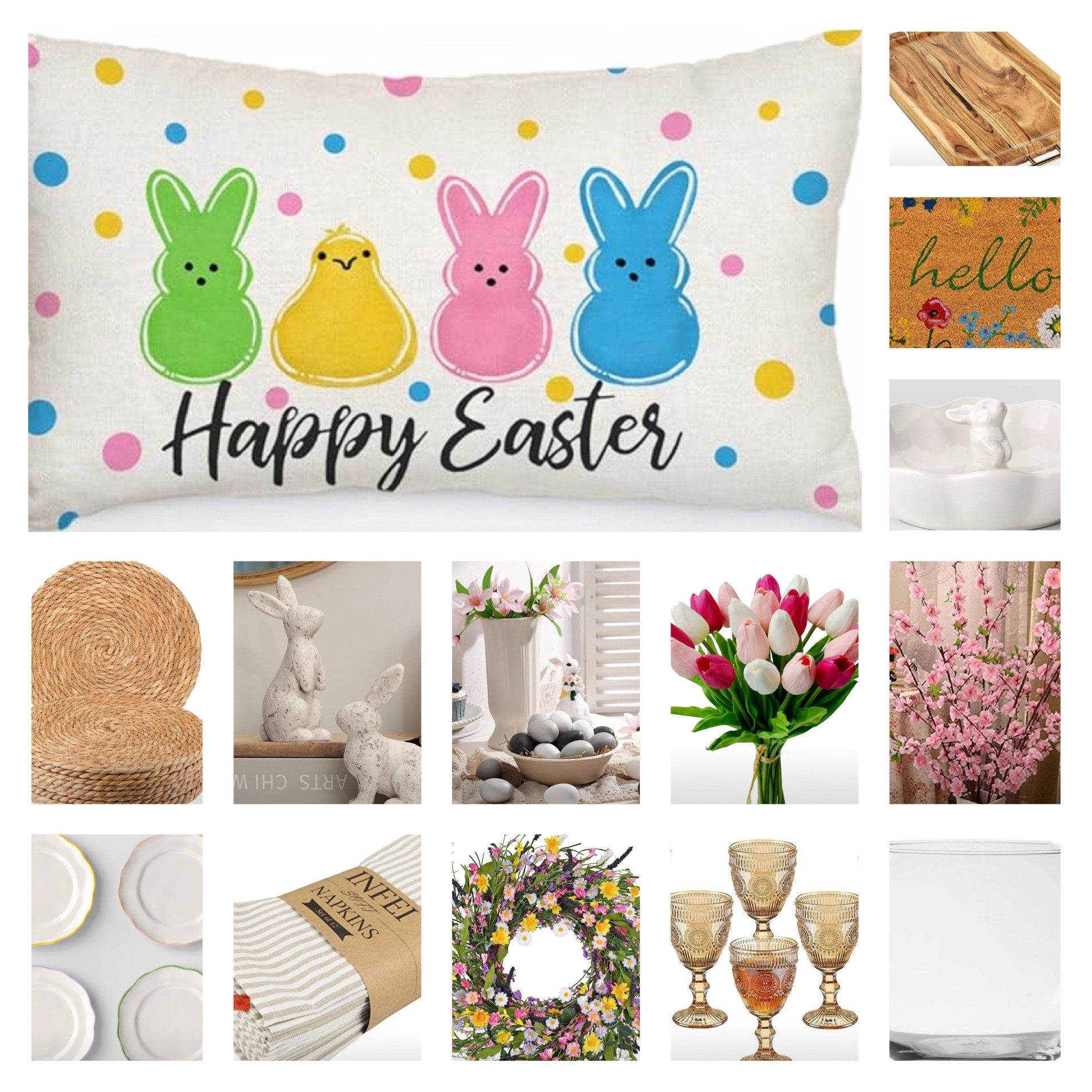 These Spring decor pieces will take you from Easter all the way into Summer! 



#easterdecor #springishere #springdecor #decorateforspring #fauxflowets #eastertable #easterbruch


#LTKSeasonal #LTKHome #LTKFamily