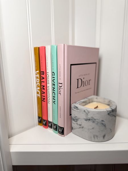 Little book of fashion, fashion, icon books, and coffee table, decor, and decorations styling shelves around the house, rainbow books, pink book, blue book aesthetic, decor, fashion