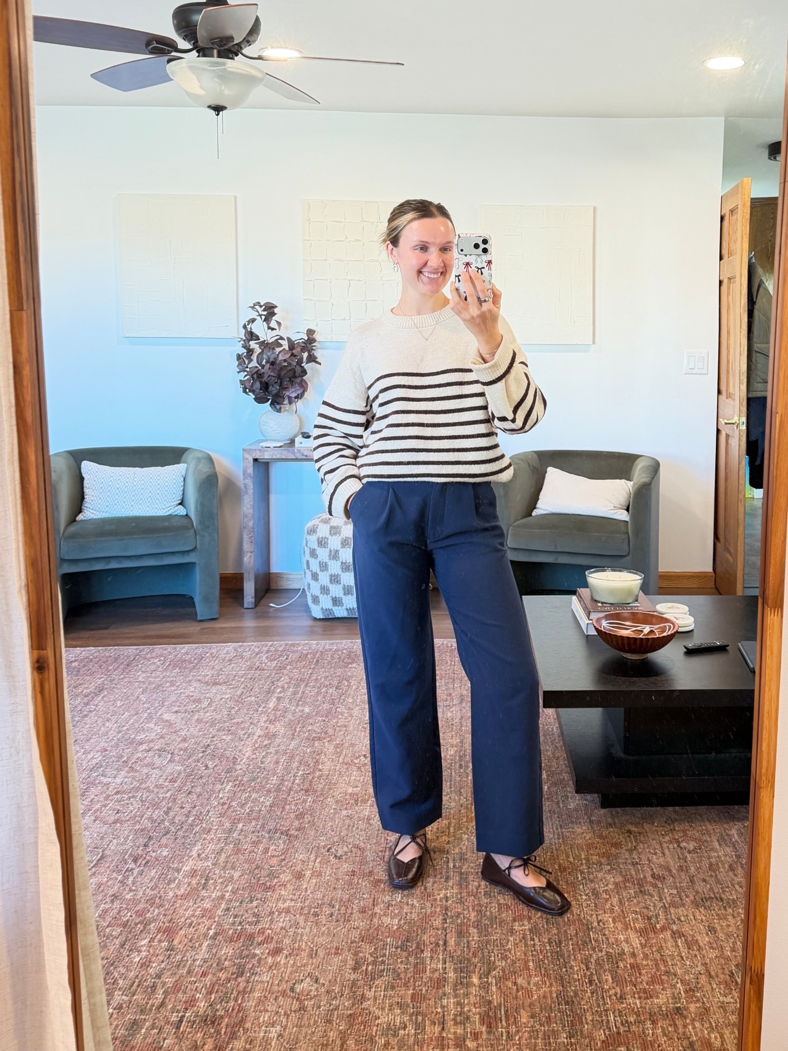 Today’s business casual outfit! Linked similar striped sweaters and trousers!

Business wear, business style, Amazon leather square toe fats, Amazon finds

#LTKootd #LTKWorkwear #LTKdayinmylife