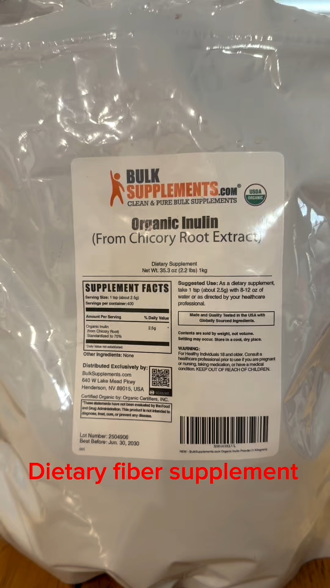 I’m learning that fiber is not optional - especially as we get older. This organic inulin from chicory root is an easy way to support daily fiber intake without adding processed junk. 🍃 Simple. Clean. Gut friendly. (Not medical advice - just sharing what I’m using.) #guthealth #inulin 

#LTKmorningroutine #LTKselfcare #LTKOver40