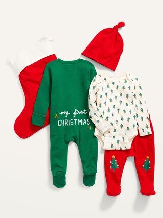 Unisex Christmas Layette 5-Piece Set for Baby | Old Navy (US)