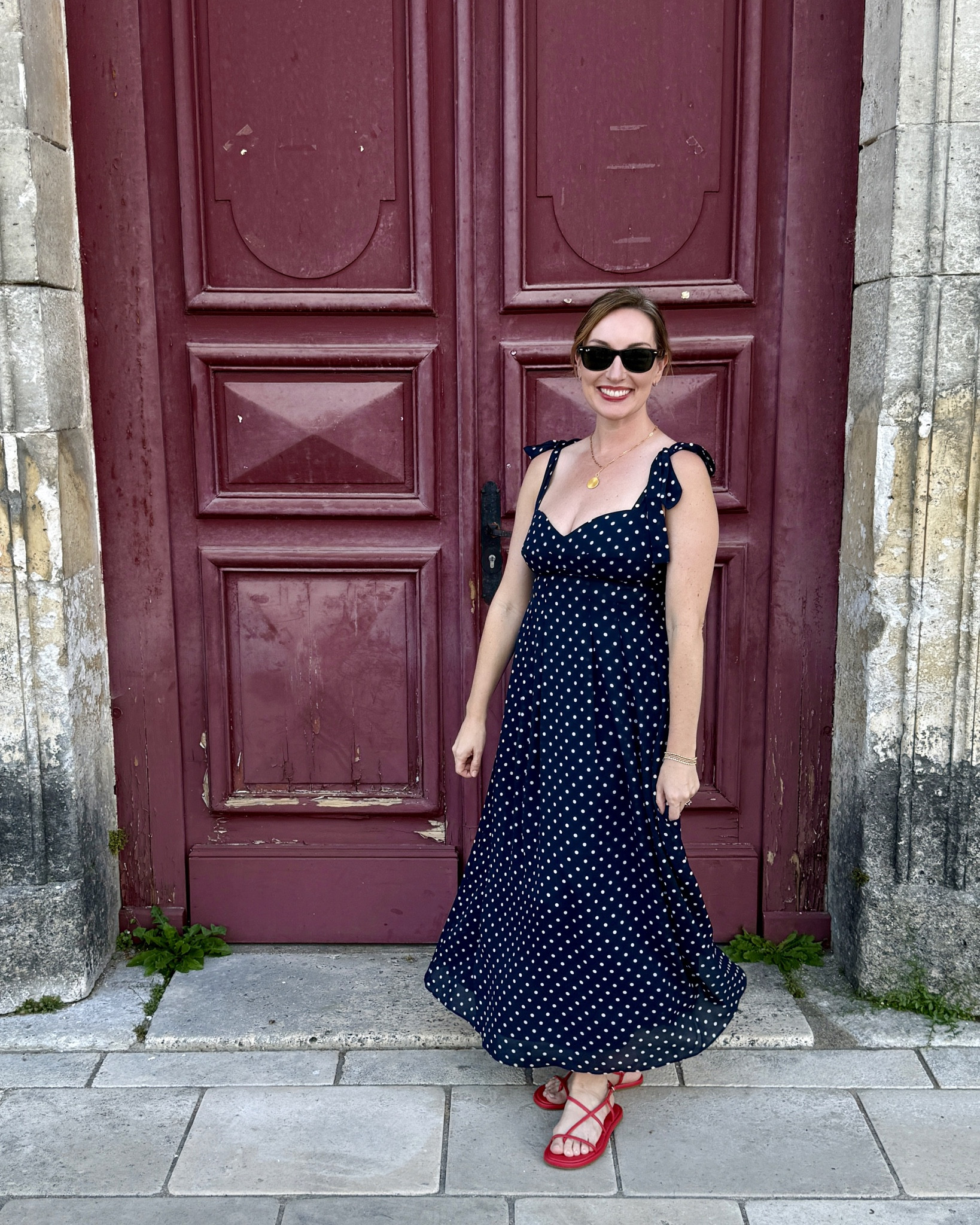 Polka dots in France. 

#LTKTravel