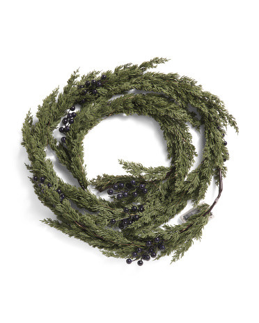 7ft Outdoor Safe Real Touch Pine Garland | TJ Maxx