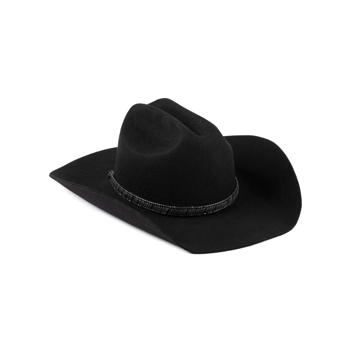 The Ridge - Wool Felt Cowboy Hat in Black | Lack of Color US | Lack of Color