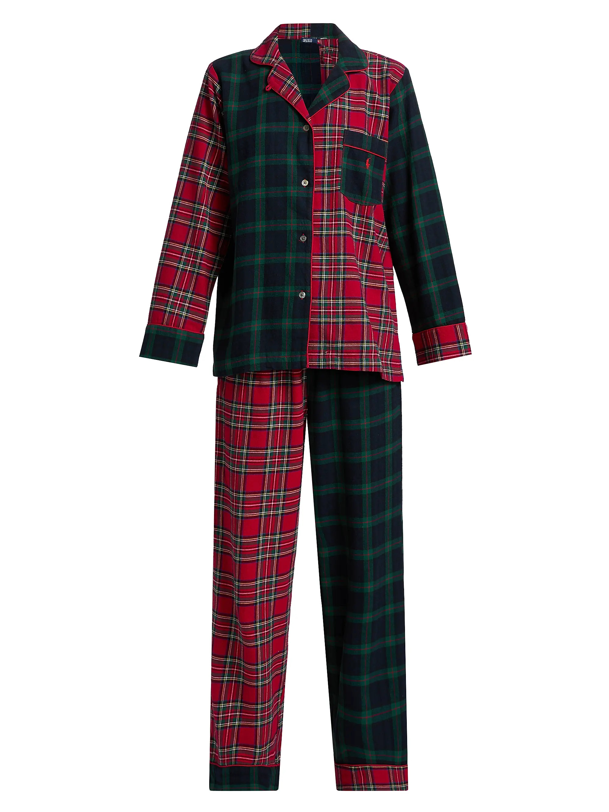 Cozy Flannel Madison Relaxed-Fit Plaid Pajamas | Saks Fifth Avenue