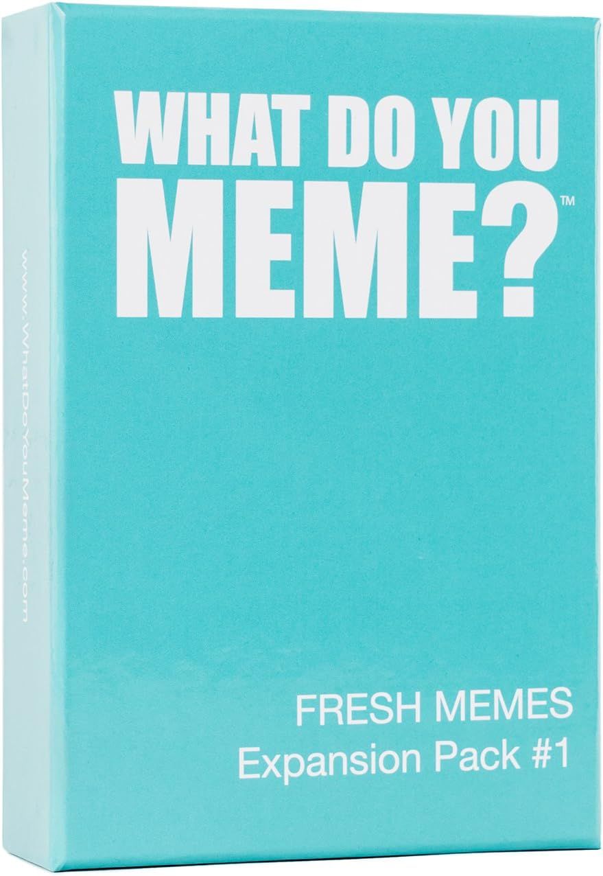 WHAT DO YOU MEME? Fresh Memes #1 Expansion Pack Designed to be Added to Core Game | Amazon (US)