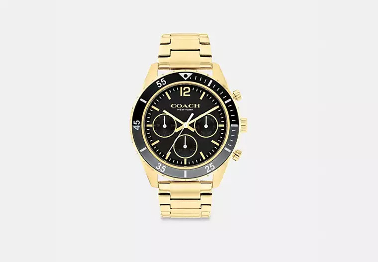 Cole Watch, 44 Mm | Coach Outlet US