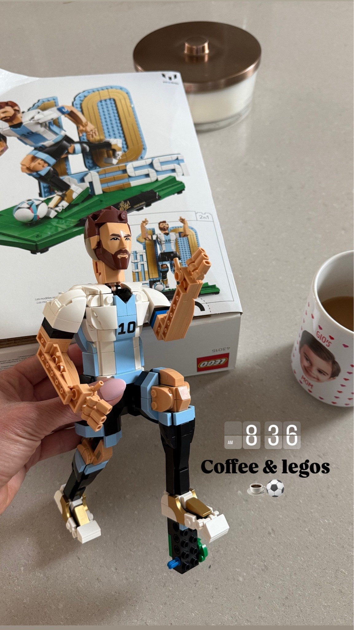 Coffee & Legos this morning ⚽️☕️ My almost 7 year old has been so into the worldcup so I knew these Messi legos would be a big hit as a birthday gift 👌🏻They have Ronaldo too! 

Legos, 7 year old boy birthday gift, boys birthday gifts, soccer toys, gift ideas for kids, building toys, 7 year old toys for boys

#LTKKids #LTKmomlife #LTKdayinmylife