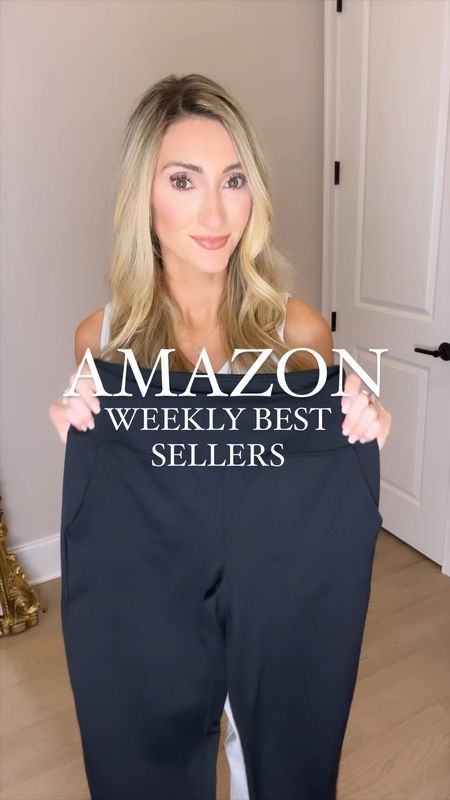 Last weeks Amazon best sellers. High waisted wide leg pants that come I length options. Designer inspired joggers. Beautiful spring dresses perfect for any occasion. Wedding guest. Casual. Cindy 

#LTKfindsunder100 #LTKfindsunder50 #LTKVideo