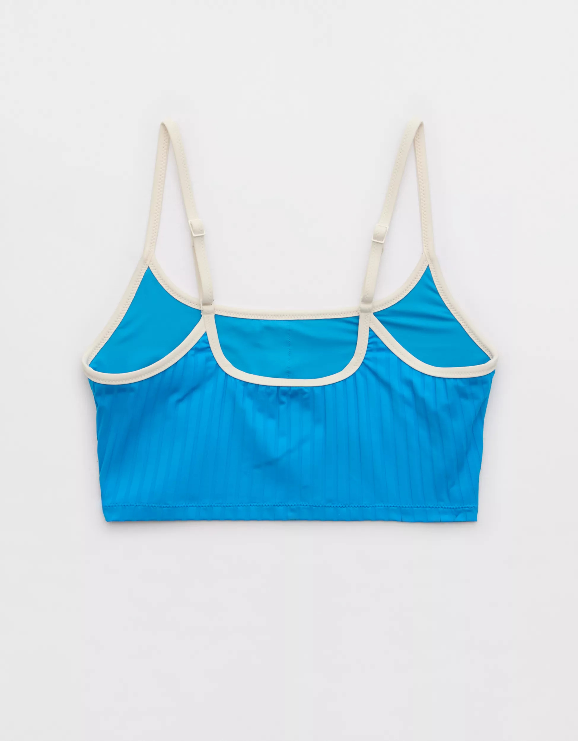 Aerie Wide Rib Scoop Longline Bikini Top | Aerie