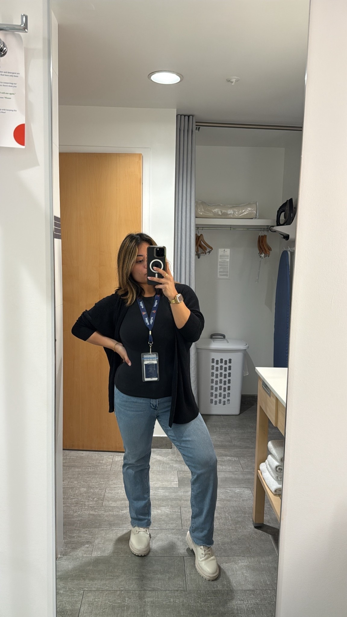 Had to go do my annual qualification for work and it’s a whole day of classroom and hands on training and tests. I always try to be comfortable since it’s all day but also want to look my best.

We can’t wear hoodies or anything with a hood so this sweater is perfect because those classes be cold!! My Good American blue jeans are my favorite to wear- comfortable, stretchy & chic. 

#LTKPetite #LTKStyleTip #LTKWorkwear