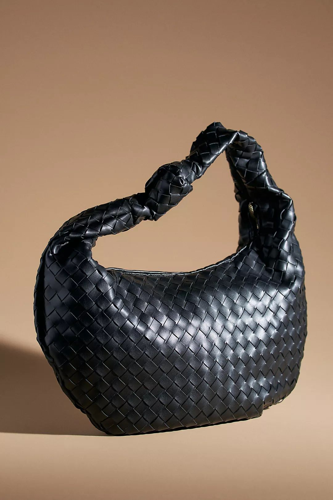 The Brigitte Woven Faux-Leather Shoulder Bag by Melie Bianco: Oversized Edition | Anthropologie (UK)