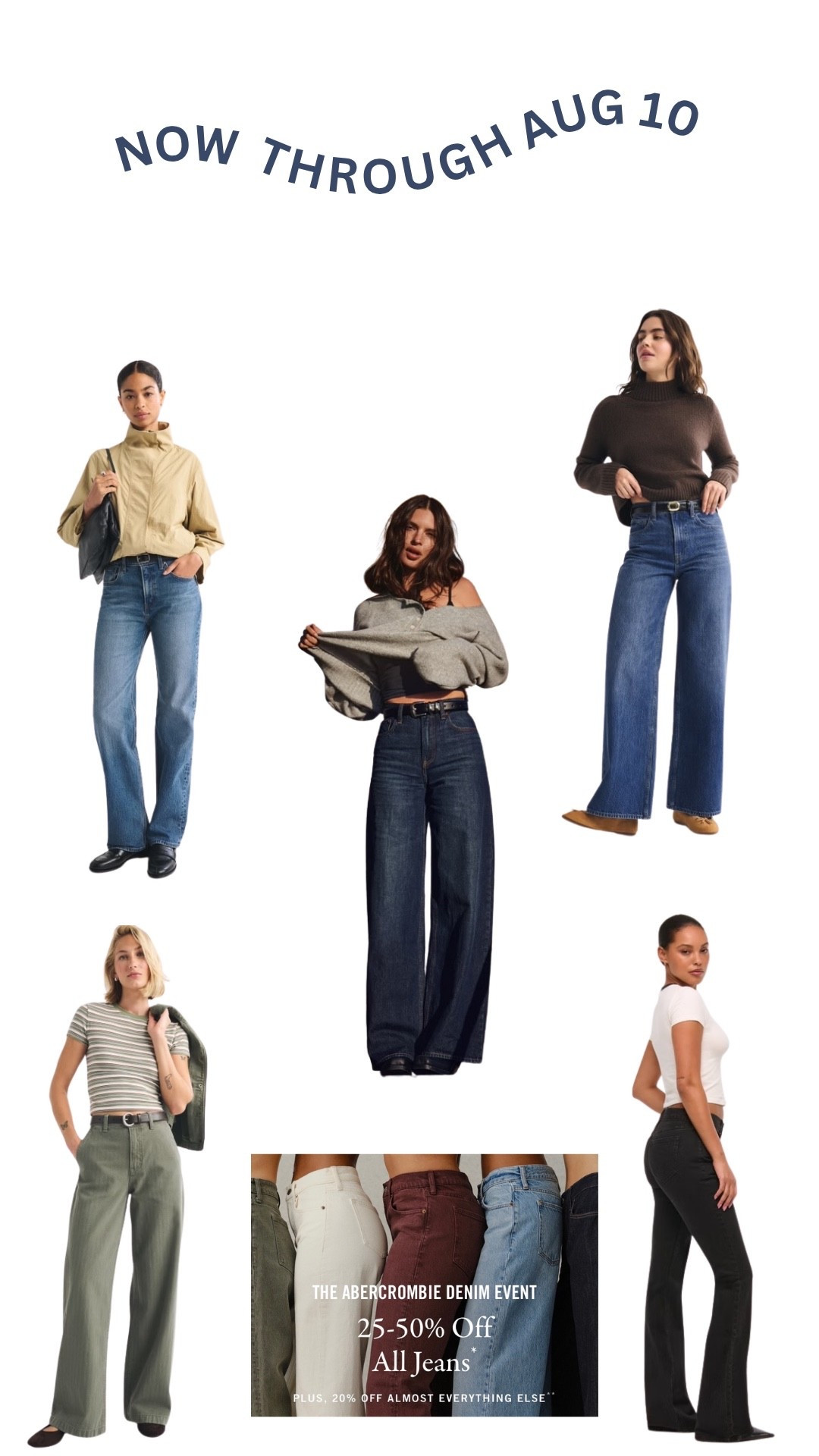 Abercrombie Denim Sale! 
Seriously don’t miss this, my Abercrombie denim are my favorite and so many new styles for fall outfits!

#LTKSaleAlert #LTKSeasonal #LTKPetite