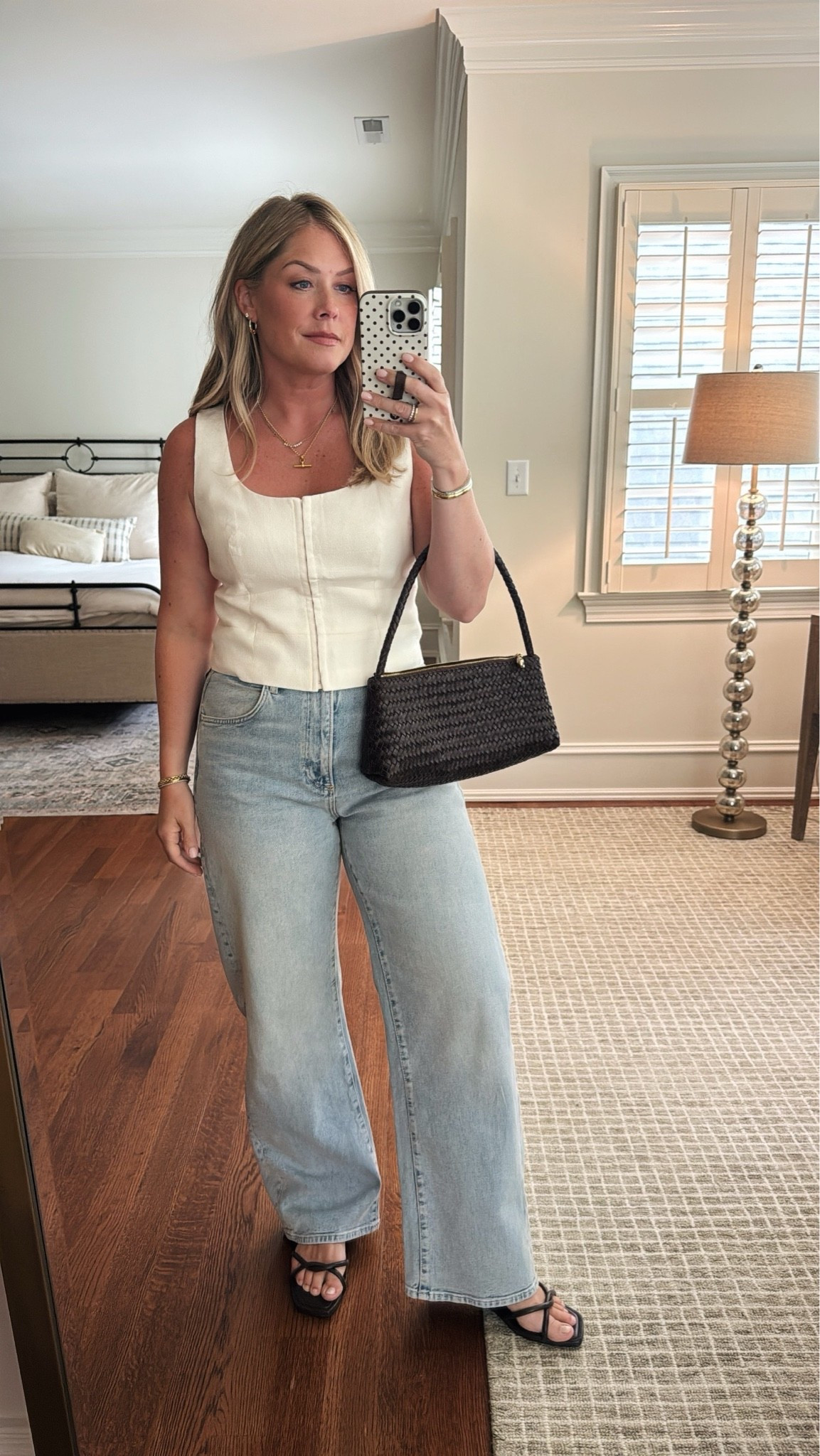 Paige top: 8, jeans 29