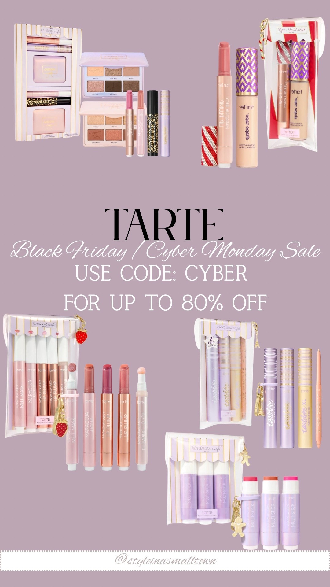 You thought the Black Friday deals were good, Tarte’s Cyber Monday deals are even better! Stock up for yourself or gifts! 🎁 

Use code: CYBER for up to 80% off

#LTKGiftGuide #LTKHoliday #LTKCyberWeek