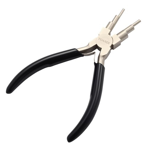 YQANDL 2-in-1 Jewelry Pliers & Wire Looping Tool, High-Carbon Steel Bail Making Pliers with 2-9mm Adjustable Jaws, Professional Hand Wire Wrapping Jewelry Making Supplies | Amazon (US)