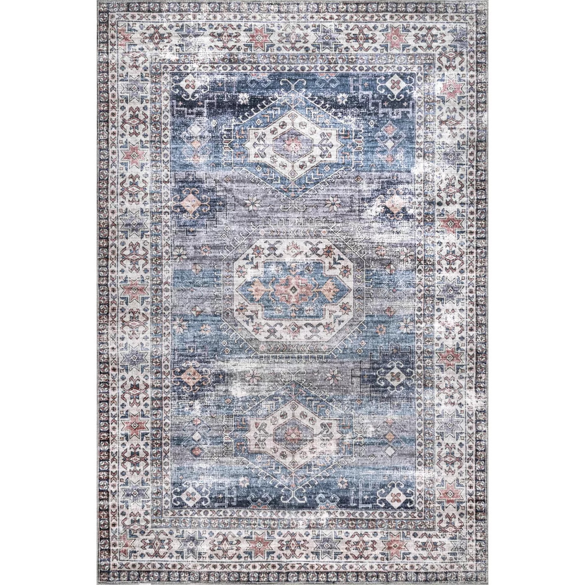 nuLOOM Drina Distressed Machine Washable Area Rug | Target