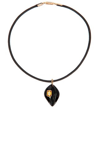 Cowry Medio Emerald Cut Citrine Necklace | FWRD 