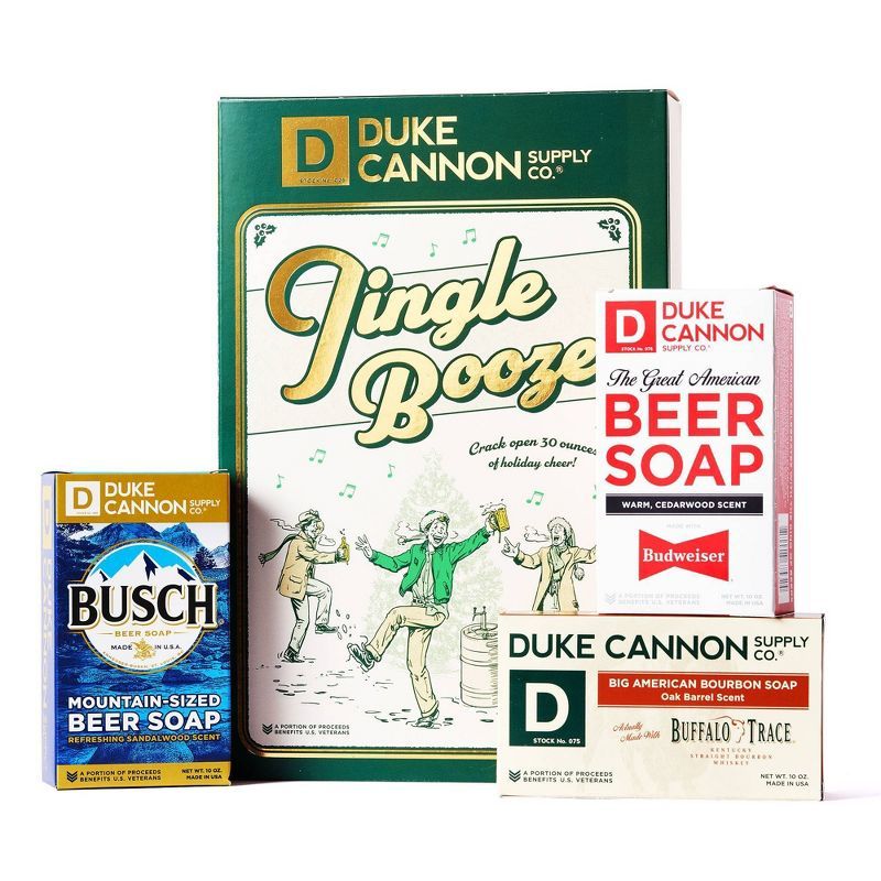 Duke Cannon Supply Co. Gift Set Jingle Booze Bar Soap - 30oz | Target