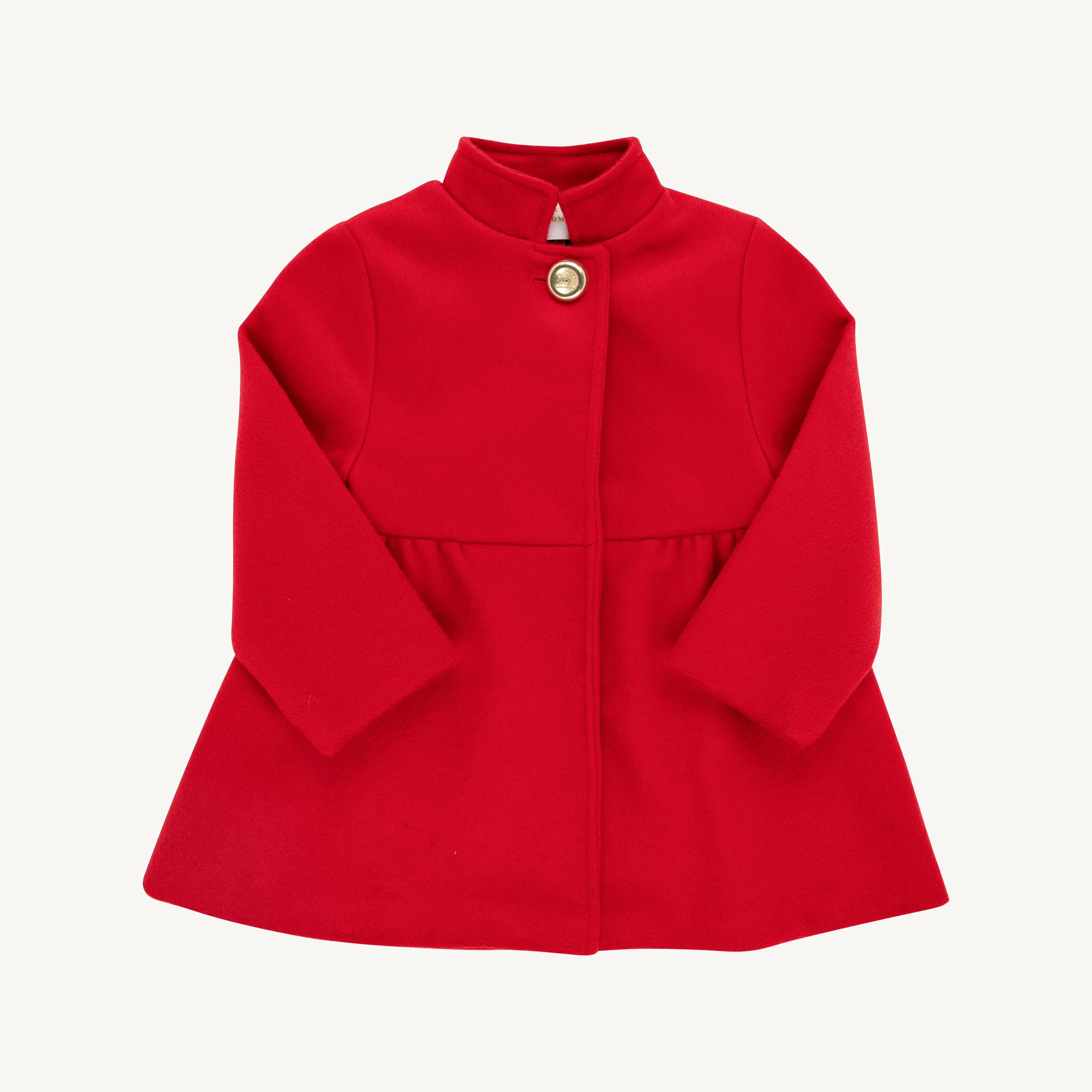 Penelope Peacoat - Richmond Red with Nantucket Navy Lining | The Beaufort Bonnet Company