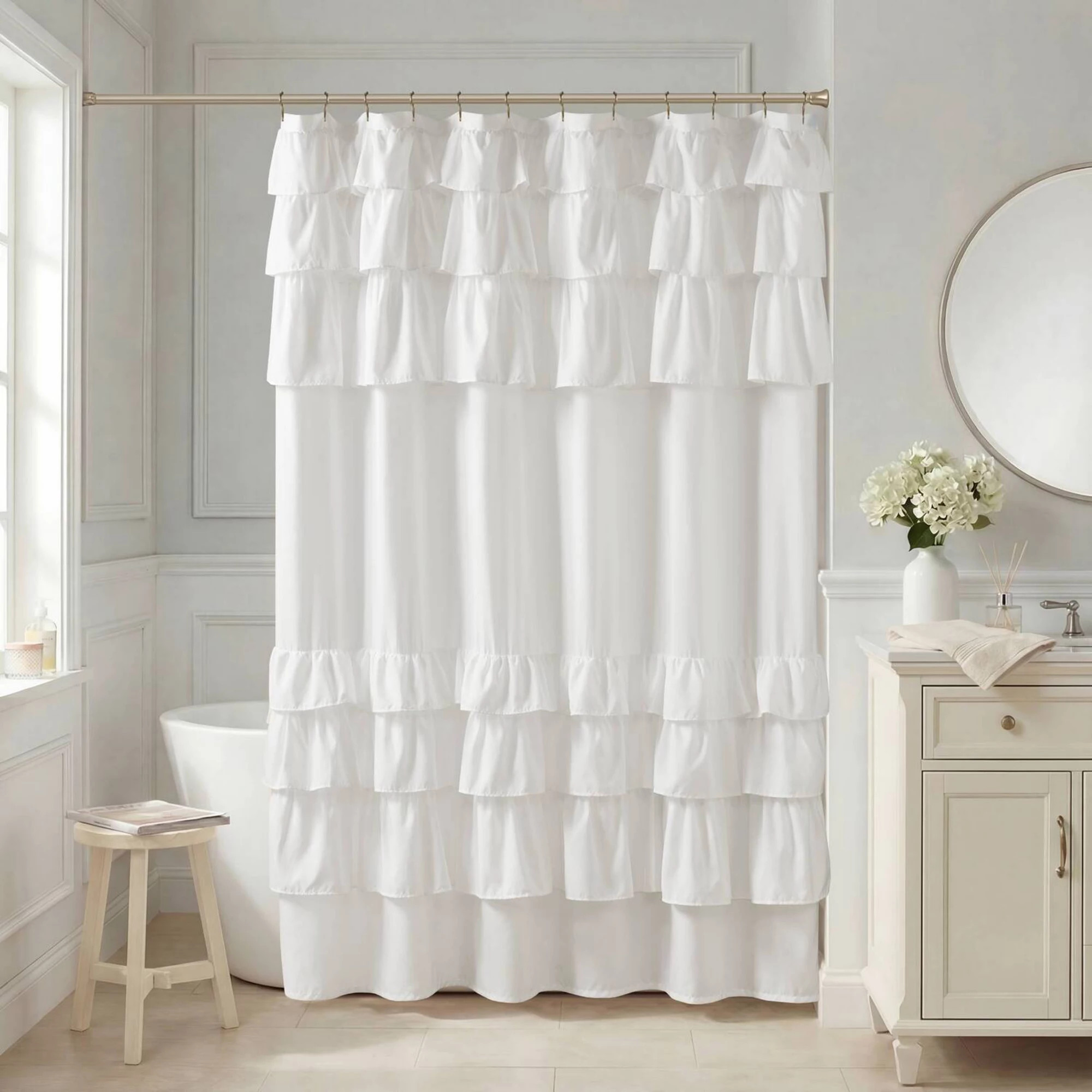Madison Park Hope Ruffle Shower Curtain | Kohl's