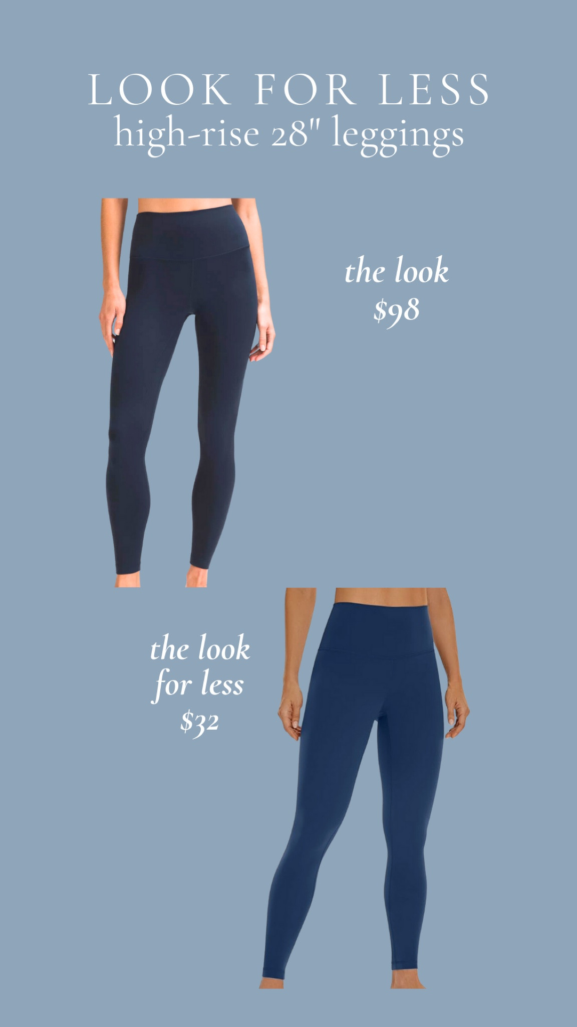 Buttery soft, high rise yoga leggings Look for Less 


#LTKfitness #LTKsalealert #LTKfindsunder50